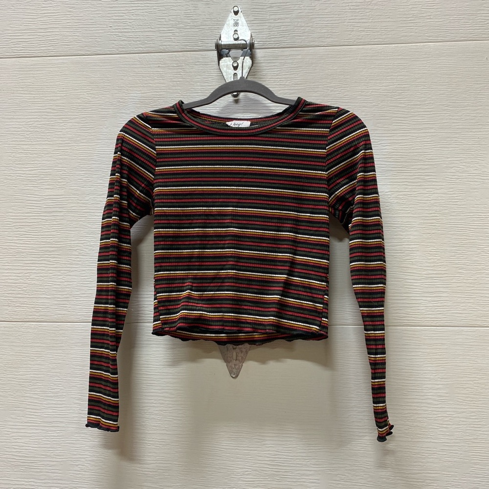 Striped Crop Top